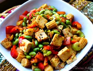 1/2 package (3.75 oz) Tofu Edamame Salad