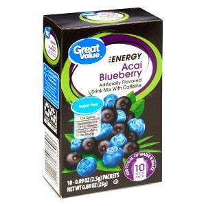 1/2 packet (1.25 g) Blueberry Acai Drink Mix