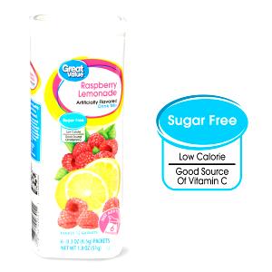 1/2 packet (4.5 g) Naturally Sweetened Raspberry Lemonade