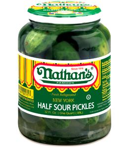 1/2 piece (28 g) New York Half Sour Pickles