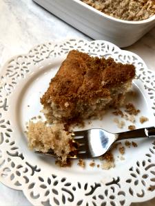 1/2 Piece Whole Wheat Coffee Cake