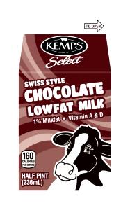 1/2 pint (236 ml) 1% Lowfat Chocolate Milk