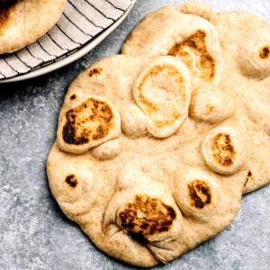 1/2 pita (34 g) Wheat Pita Bread