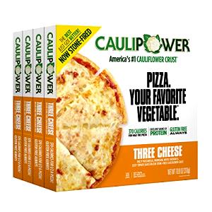 1/2 pizza (144 g) Gluten Free Cauliflower Crust Pizza Three Cheese