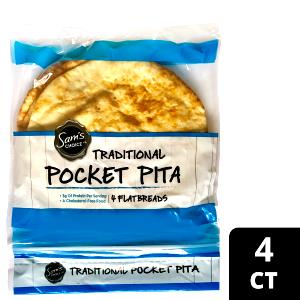 1/2 pocket (35 g) Pita Pocket Bread Simply White