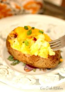 1/2 Potato, Frozen Baked Potato Stuffed with Cheese (Peel Eaten)