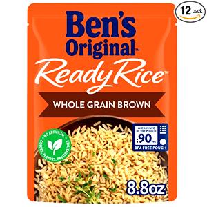 1/2 pouch (170 g) MicroSteam Brown Rice