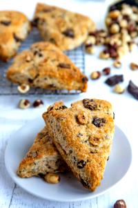 1/2 Scone Chocolate Chip Hazelnut Scone