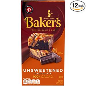 1/2 square (14 g) Unsweetened Baking Chocolate Squares