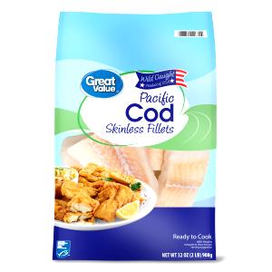 1/2 to 1 fillet (4 oz) Value Wild Caught Cod Fillets