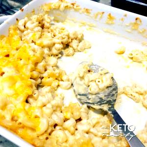 1/2 Tray Four Cheese Macaroni & Cheese Entree, Low Carb