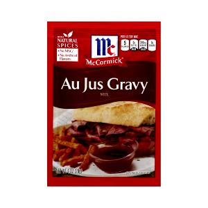 1/2 tsp dry (2.5 g) Aus Jus Gravy Mix