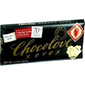 1/3 bar (30 g) 70% Strong Dark Chocolate