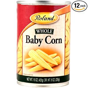 1/3 can (3 oz) Whole Baby Corn