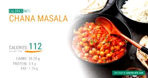 1/3 cup (100 g) Chana Masala