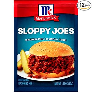 1/3 cup (26 g) Sloppy Joe Mix