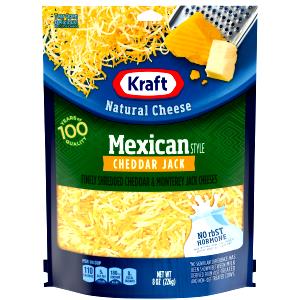 1/3 cup (28 g) Fancy Shredded Mexican 4 Cheese Blend