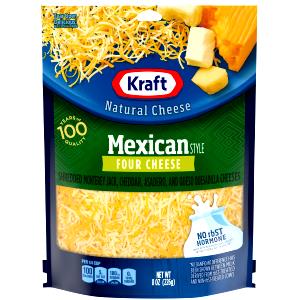 1/3 cup (28 g) Mexican Style 4 Cheese Blend