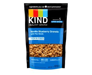 1/3 cup (30 g) Healthy Grains Vanilla Blueberry Clusters with Flax Seeds