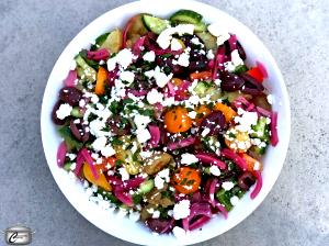 1/3 cup (75 g) Greek Salad