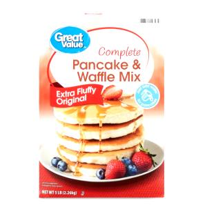 1/3 cup dry mix (39 g) Extra Fluffy Pancake Mix