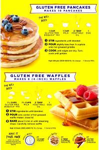 1/3 cup Gluten Free Pancake & Waffle Mix