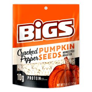 1/3 cup in shell (37 g) Cracked Pepper Pumpkin Seeds