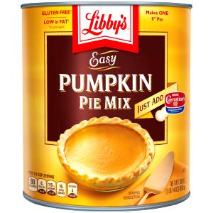 1/3 Cup Pumpkin Pie Mix, Canned