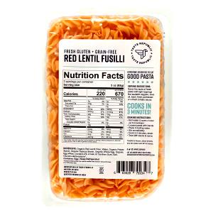 1/3 package (85 g) Red Lentil Fusilli