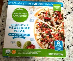 1/3 pizza (118 g) Greek Style Vegetable Pizza