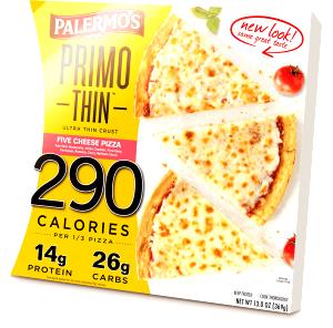 1/3 pizza (121 g) Ultra Thin 5-Cheese Pizza