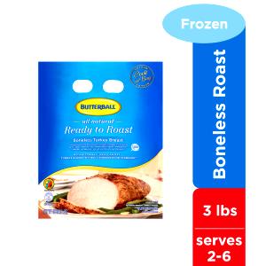 1/4 Box (net Weight, 0.625 Lb) Turkey Light and Dark Meat Roast (Boneless, Seasoned, Frozen)