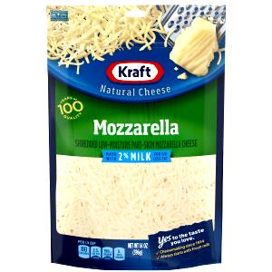 1/4 cup (28 g) 2% Milk Reduced Fat Mozzarella Cheese