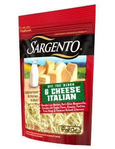 1/4 cup (28 g) 6 Cheese Italian