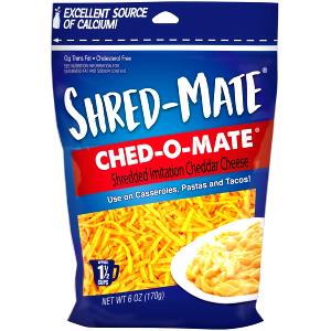 1/4 cup (28 g) Ched-O-Mate Finely Shredded Imitation Cheddar Cheese