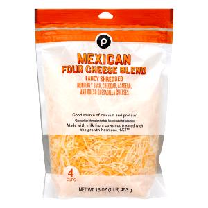 1/4 cup (28 g) Fancy Shredded Four Cheese Mexican Blend