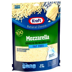 1/4 cup (28 g) Fat Free Fancy Shredded Mozzarella Cheese