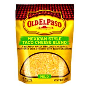 1/4 cup (28 g) Finely Shredded Mexican Cheese