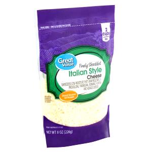 1/4 cup (28 g) Italian Style Blend Shredded Cheese