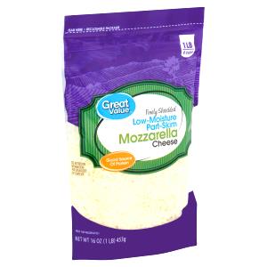 1/4 cup (28 g) Low Moisture Part Skim Mozzarella Cheese