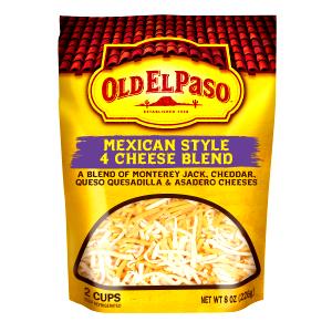 1/4 cup (28 g) Mexican Cheese