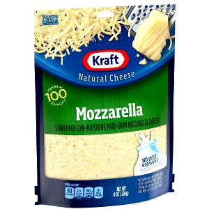 1/4 cup (28 g) Mozzarella Shredded Natural Cheese