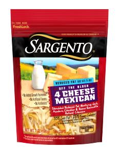 1/4 cup (28 g) Reduced Fat 4 Cheese Mexican