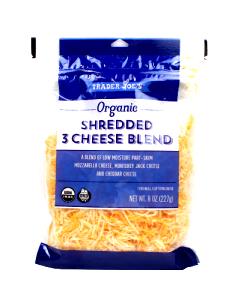 1/4 cup (28 g) Shredded 3 Cheese Blend