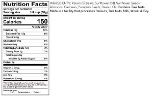 1/4 cup (30 g) Diet Delight