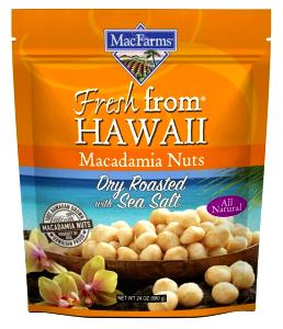 1/4 cup (30 g) Dry Roasted Macadamia Nuts with Sea Salt