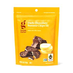 1/4 cup (40 g) Dark Chocolate Banana Chips