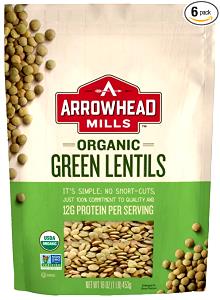 1/4 cup (44 g) Organic Green Lentils