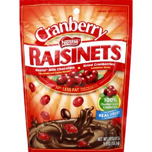 1/4 cup (45 g) Cranberry Raisinets