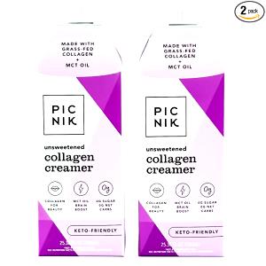 1/4 cup (59 ml) Unsweetened Collagen Creamer